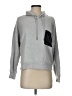 Ann Taylor LOFT Solid Gray Pullover Hoodie Size S - photo 1