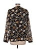 Christopher & Banks 100% Polyester Black Long Sleeve Blouse Size L - photo 2