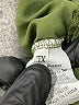 Unbranded 100% Polyester Solid Green Khaki Shorts Size XL - photo 4