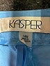 Kasper Solid Blue Casual Pants Size 14W - photo 4