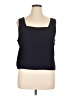 Ekouaer 100% Polyester Black Sleeveless Blouse Size XL - photo 1