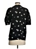 Gibson Look 100% Polyester Stars Black Short Sleeve Blouse Size S - photo 2