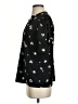 Gibson Look 100% Polyester Stars Black Short Sleeve Blouse Size S - photo 5