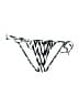 Unbranded Chevron-herringbone Silver Swimsuit Bottoms Size L (estimated) - photo 1