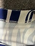 Unbranded 100% Polyester Stripes Blue Casual Dress Size L - photo 7