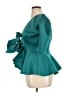Unbranded Teal 3/4 Sleeve Blouse Size XL - photo 5