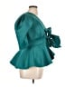 Unbranded Teal 3/4 Sleeve Blouse Size XL - photo 4