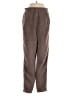 SKIMS 100% Polyester Chevron-herringbone Brown Casual Pants Size S - photo 1