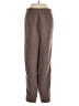 SKIMS 100% Polyester Chevron-herringbone Brown Casual Pants Size S - photo 2