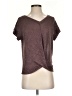 Jolie Brown Short Sleeve Top Size XS - photo 1