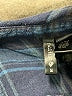 Full Tilt 100% Rayon Plaid Blue Long Sleeve Button-Down Shirt Size M - photo 7