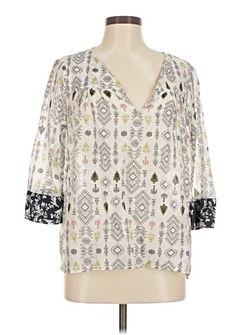 Massimo Dutti 3/4 Sleeve Blouse (view 1)