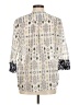 Massimo Dutti Aztec Or Tribal Print Ivory 3/4 Sleeve Blouse Size 6 - photo 2