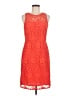 J.Crew Collection 100% Polyester Orange Cocktail Dress Size 6 - photo 1