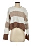 Moon & Madison Color Block Brown Pullover Sweater Size S - photo 1