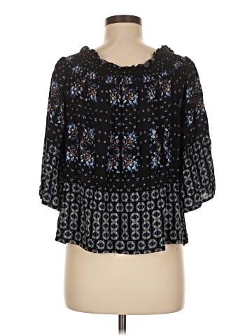 Lily White 3/4 Sleeve Blouse (view 2)