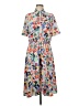 Halogen Print Blue Casual Dress Size M - photo 1