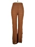 L Space 100% Cotton Chevron-herringbone Brown Casual Pants Size XL - photo 1