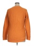 Twik Solid Orange Pullover Sweater Size XL - photo 2