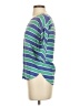 Zara Basic Stripes Blue 3/4 Sleeve Top Size XS - photo 5