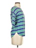 Zara Basic Stripes Blue 3/4 Sleeve Top Size XS - photo 4