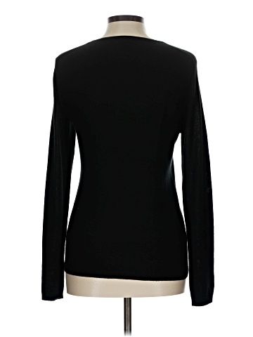 Black Saks Fifth Avenue Long Sleeve Top (view 2)