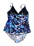 Magicsuit Print Blue One Piece Swimsuit Size 8 - photo 2