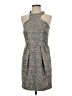 Hunter Dixon Tweed Gray Casual Dress Size 4 - photo 1