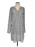 Charming Charlie 100% Polyester Houndstooth Gray Casual Dress Size S - photo 1
