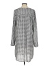 Charming Charlie 100% Polyester Houndstooth Gray Casual Dress Size S - photo 2