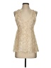 Shein 100% Polyester Ivory Sleeveless Blouse Size S - photo 1