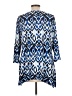 Christopher & Banks Blue 3/4 Sleeve Blouse Size L - photo 2