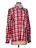 Gap Outlet 100% Cotton Plaid Red Long Sleeve Button-Down Shirt Size S - photo 1