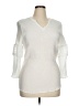 Ruby Rd. Ivory 3/4 Sleeve Top Size 1X - photo 1