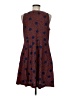 Assorted Brands Paisley Brown Casual Dress Size M - photo 2