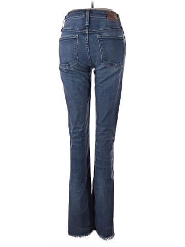 Madewell Tall Slim Straight Jeans: Raw-Hem Edition (view 2)