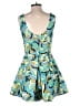 Lili Sidonio Molly Bracken 100% Polyester Teal Romper Size S - photo 2