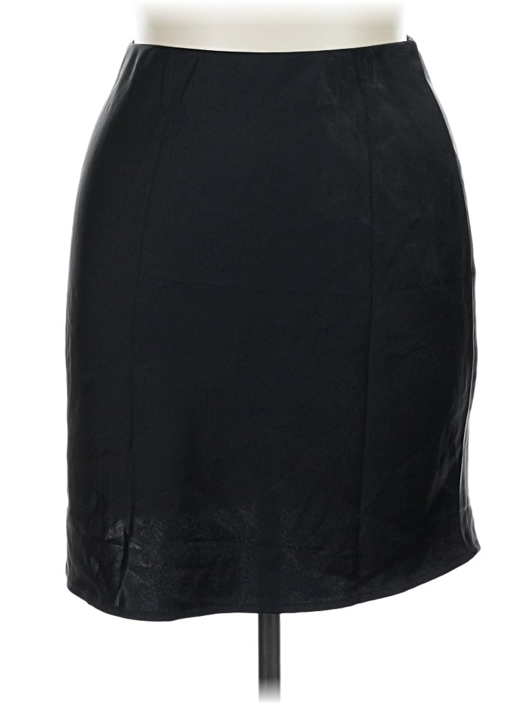 Pre-owned Unbranded Casual Skirt In Black