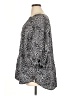 Catherines 100% Polyester Animal Print Gray 3/4 Sleeve Blouse Size 1X - photo 5