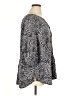 Catherines 100% Polyester Animal Print Gray 3/4 Sleeve Blouse Size 1X - photo 4