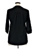 Unbranded 100% Polyester Black 3/4 Sleeve Blouse Size XL (estimated) - photo 2
