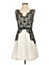 Max and Cleo 100% Polyester Ivory Cocktail Dress Size 4 - photo 1