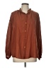 BILA Brown Long Sleeve Blouse Size L (estimated) - photo 1