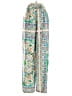 MNG 100% Polyester Paisley Green Casual Pants Size 2 - photo 2
