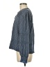 Wrap 100% Cotton Blue Long Sleeve Blouse Size 8 - photo 5