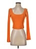 Open Edit Orange 3/4 Sleeve T-Shirt Size XS - photo 1