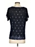 Calypso St. Barth 100% Linen Blue Short Sleeve Blouse Size XS - photo 2
