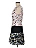BCBGMAXAZRIA 100% Polyester Graphic Black Cocktail Dress Size 6 - photo 5