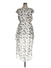 Elliatt 100% Polyester Print Silver Cocktail Dress Size XL - photo 1