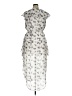 Elliatt 100% Polyester Print Silver Cocktail Dress Size XL - photo 2